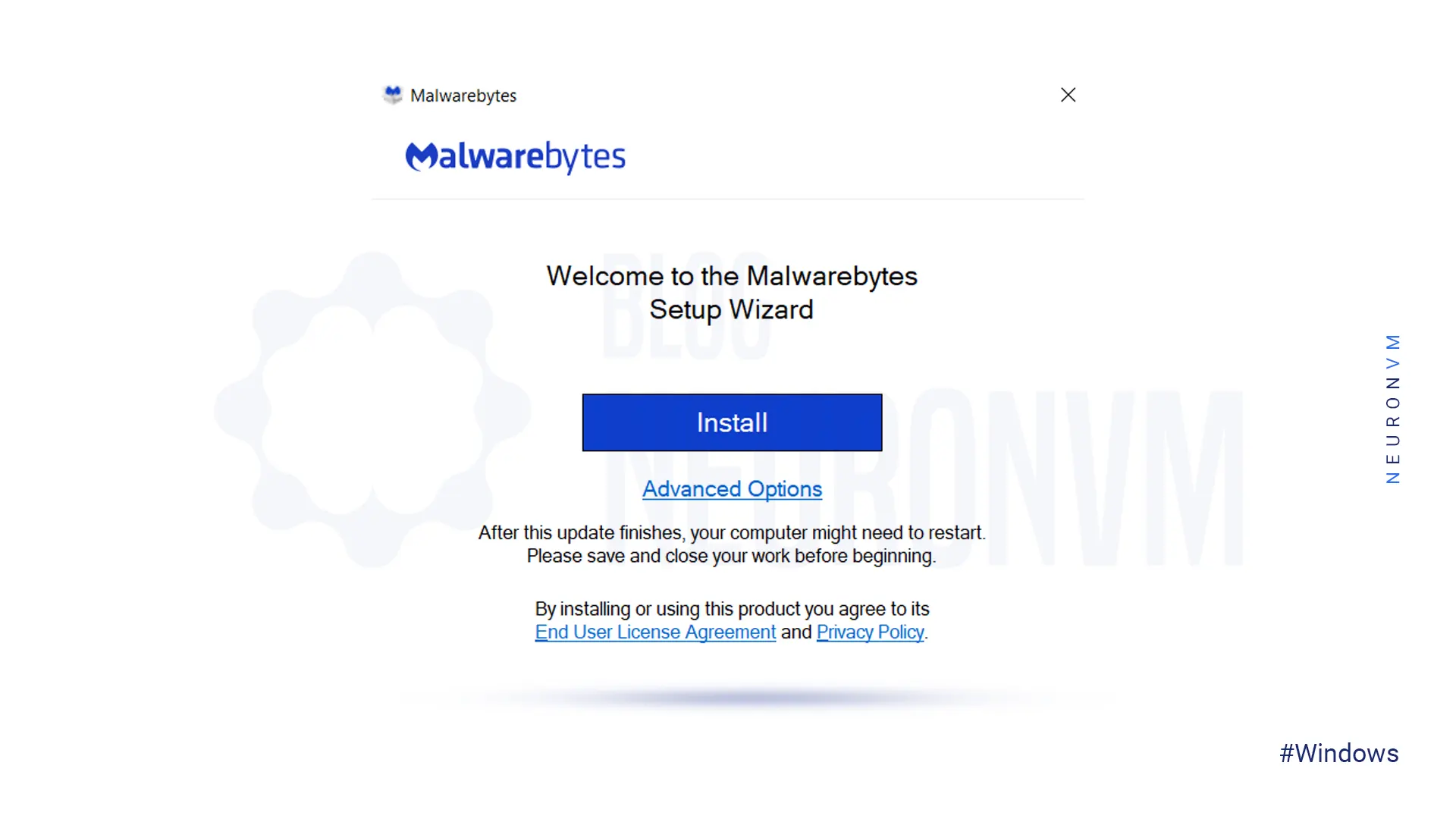 installing malwarebytes on windows server