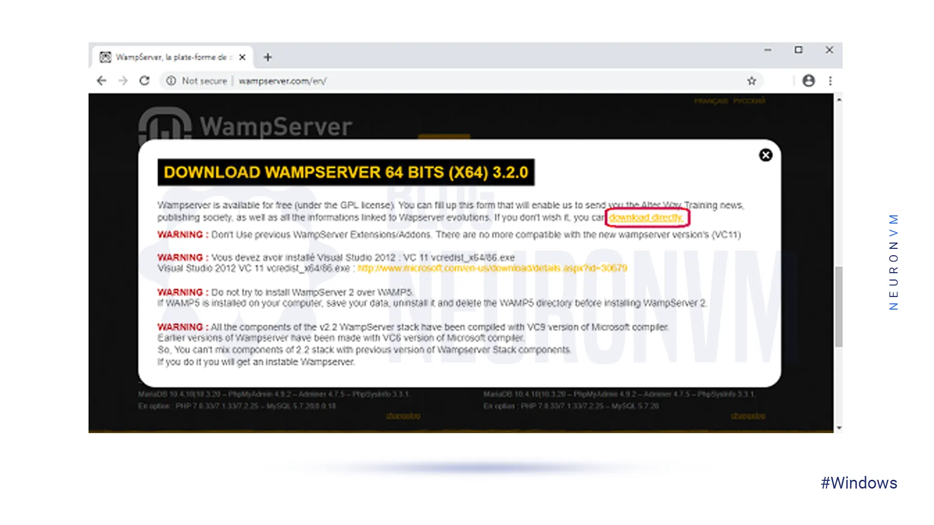 download wamp server 64 bits