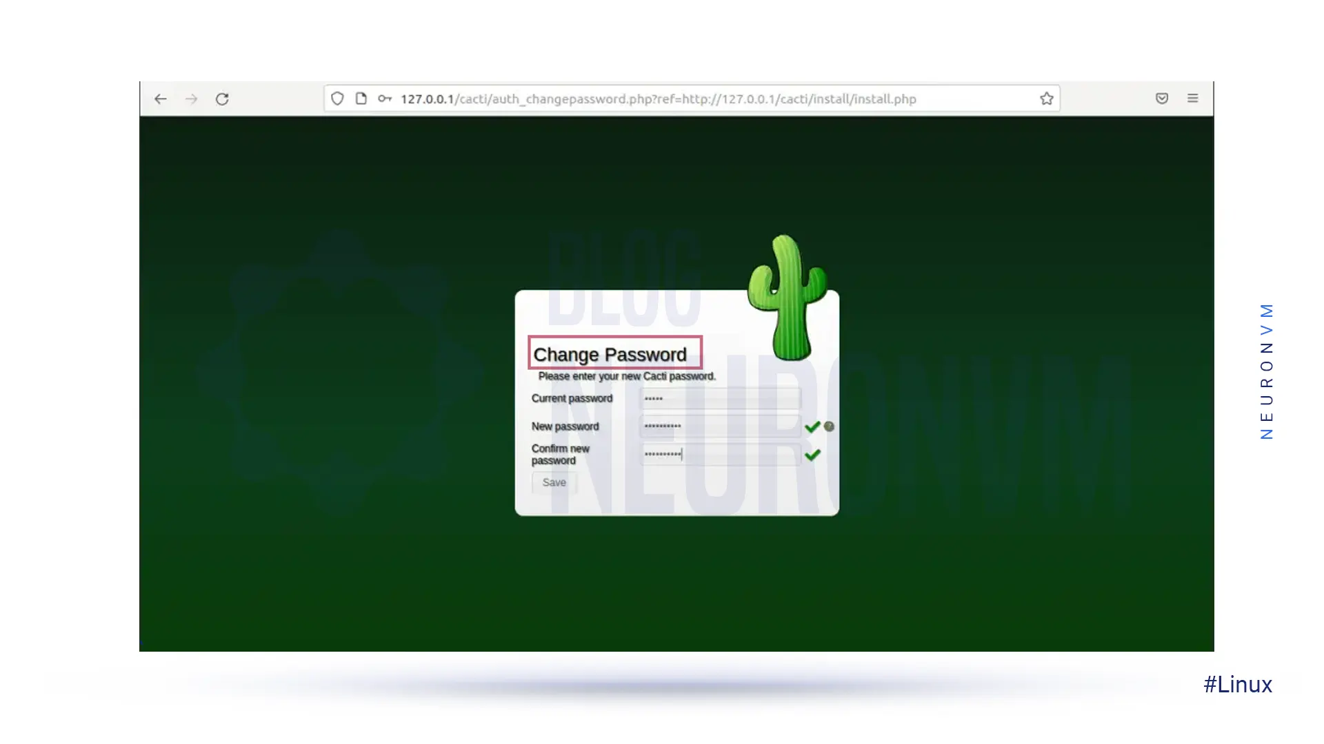 cacti-change-default-password