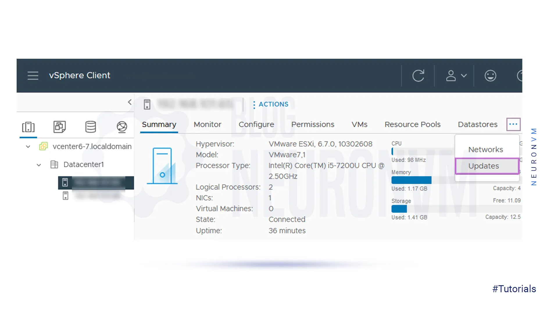 how to run vsphere client