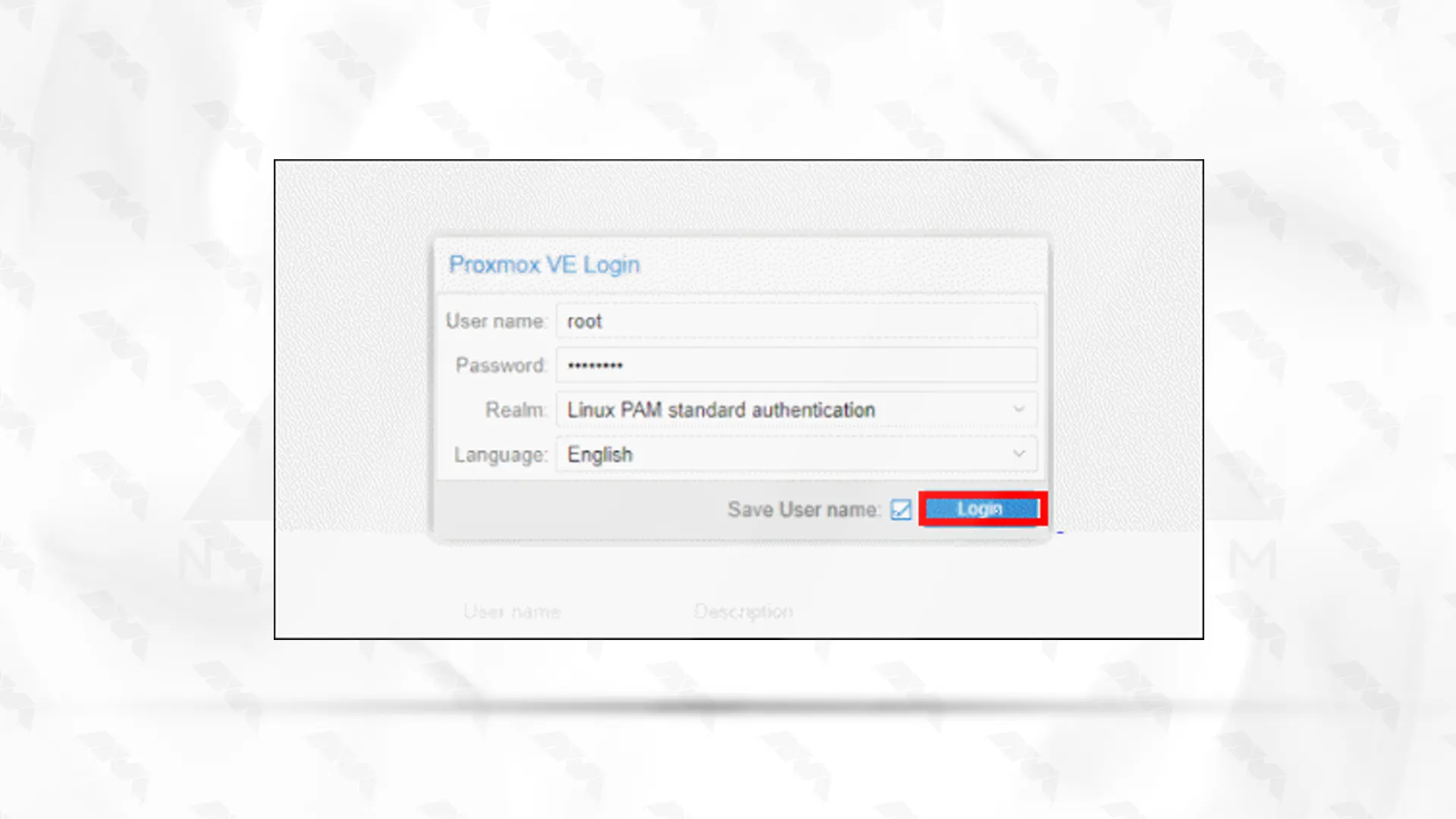 proxmox-ve-login