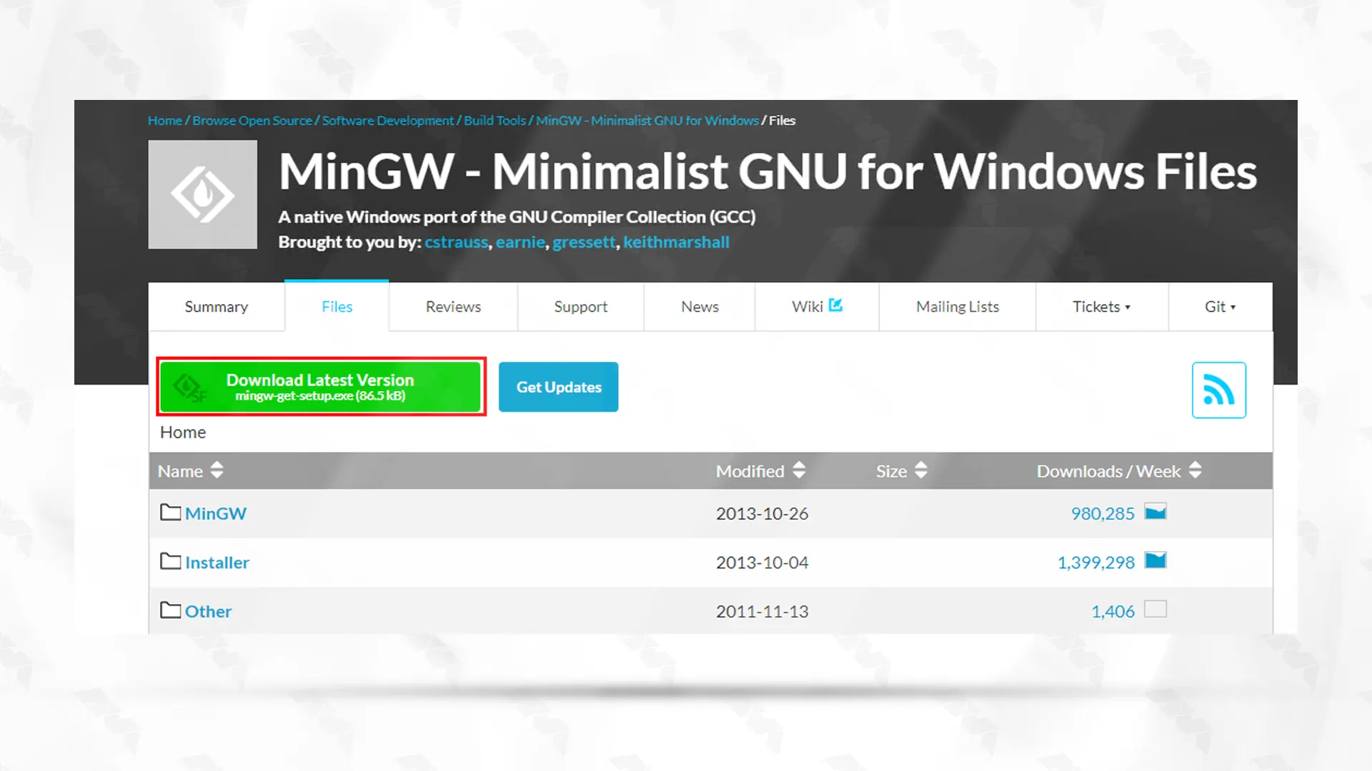 download mingw