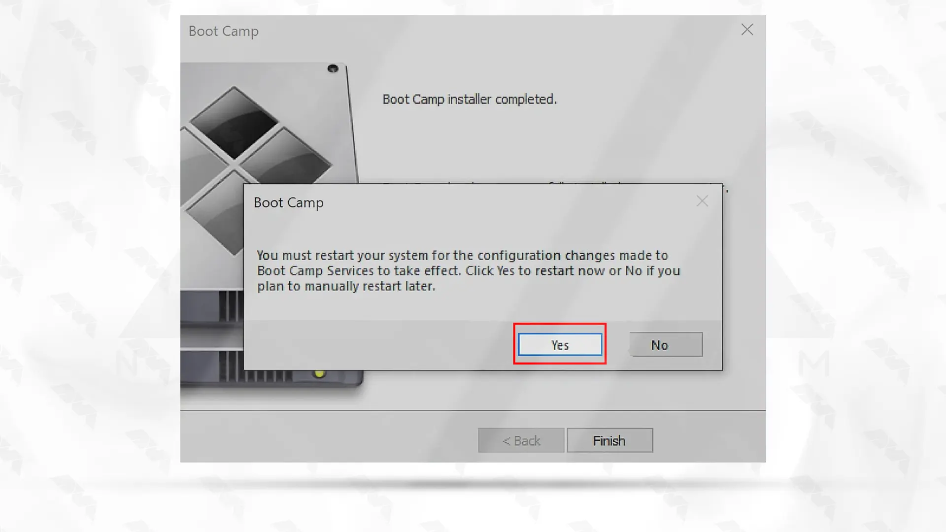 install boot camp drivers on windows