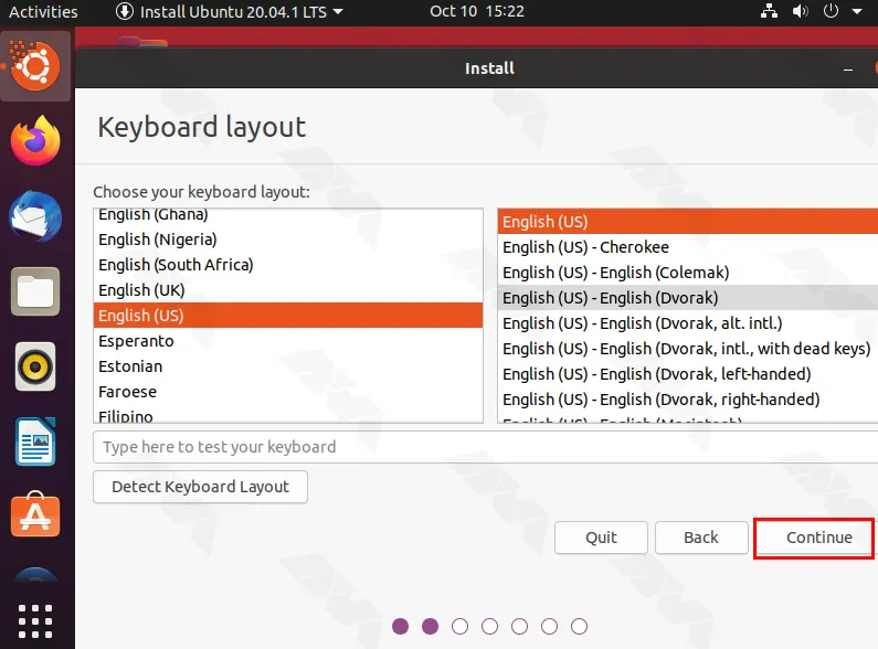 ubuntu keyboard layout