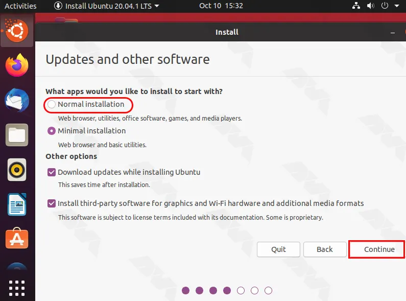 ubuntu updates and other softwares